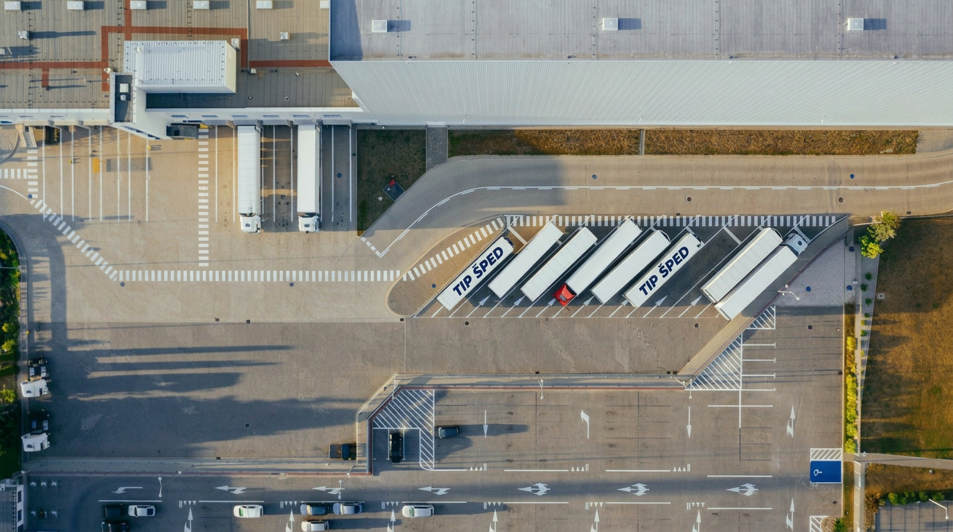 Kamion na autocesti, izvozne linije za Bugarsku